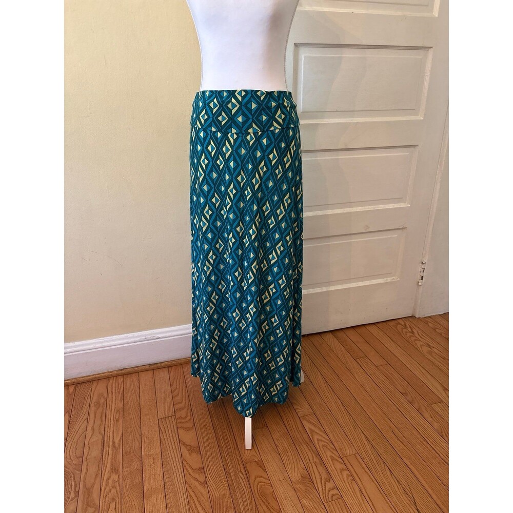 Maxi skirt dress strapless silky blue yellow windowpane spring summer
